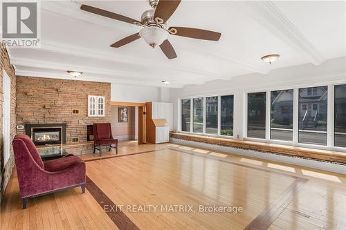 1050 King Street, Champlain, ON - Indoor With Fireplace