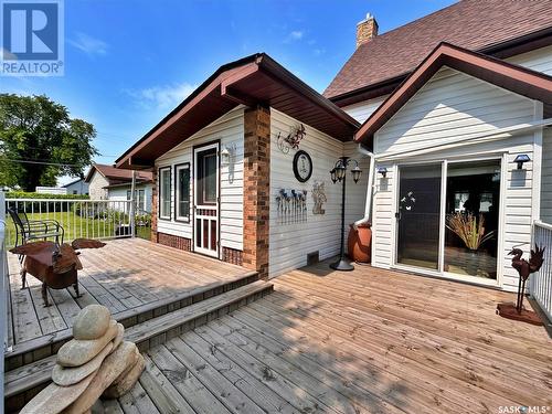 606 Mountain Street, Moosomin, SK - Outdoor With Deck Patio Veranda With Exterior