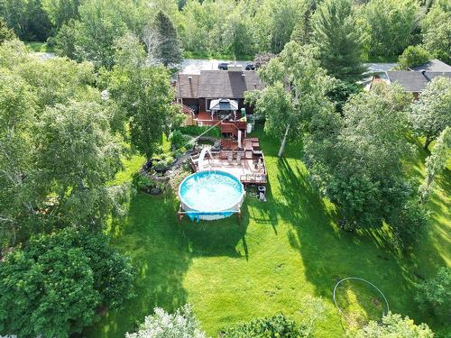 Aerial photo - 109 Rue Alix, Val-D'Or, QC - Outdoor With Above Ground Pool