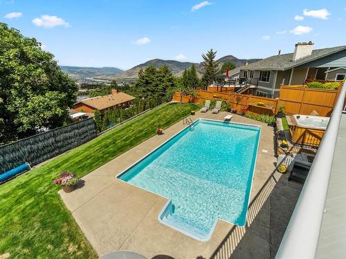 776 Springridge Place, Kamloops, BC - Outdoor With In Ground Pool With Deck Patio Veranda With Backyard