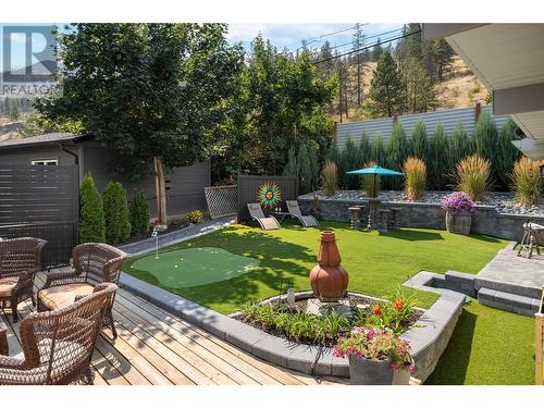 7192 Brent Road, Peachland, BC - Outdoor With Deck Patio Veranda With Backyard