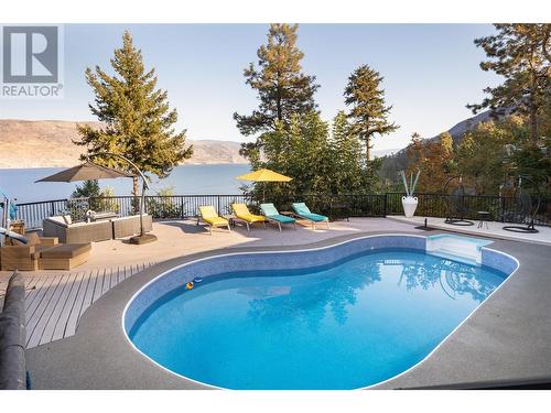 7192 Brent Road, Peachland, BC - Outdoor With In Ground Pool With Backyard