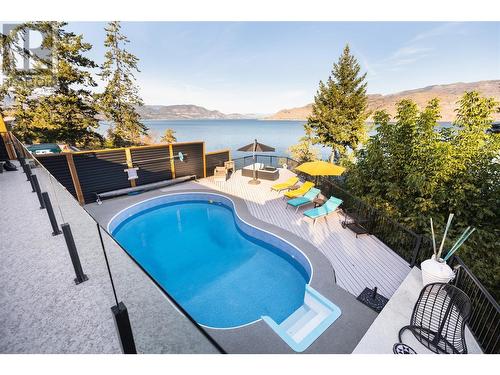 7192 Brent Road, Peachland, BC - Outdoor With Body Of Water With In Ground Pool