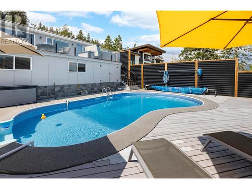 7192 Brent Road, Peachland, BC - Outdoor With In Ground Pool With Deck Patio Veranda With Exterior