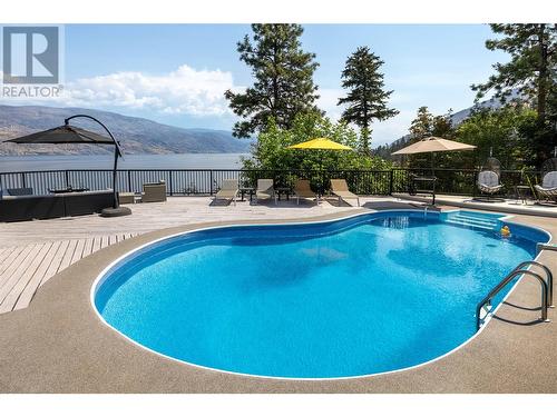 7192 Brent Road, Peachland, BC - Outdoor With In Ground Pool With Backyard