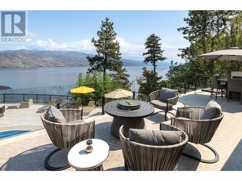 7192 Brent Road, Peachland, BC - Outdoor With Body Of Water With Deck Patio Veranda