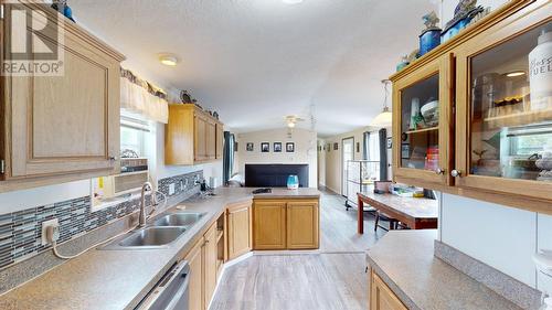 2283 Heaton Road, Quesnel, BC - Indoor Photo Showing Kitchen With Double Sink