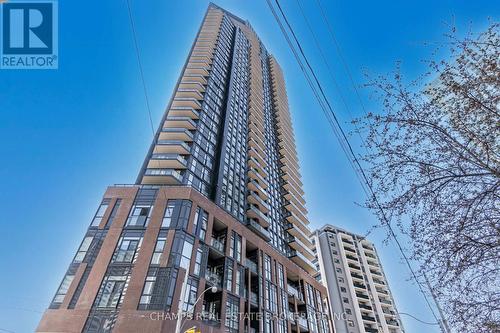 305 - 159 Wellesley Street E, Toronto, ON - Outdoor With Balcony With Facade