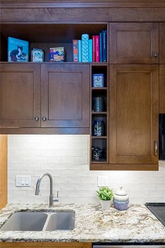 214 Bay Street S, Hamilton, ON - Indoor Photo Showing Kitchen With Double Sink