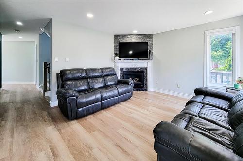 55 Alexsia Court, Hamilton, ON - Indoor Photo Showing Living Room With Fireplace