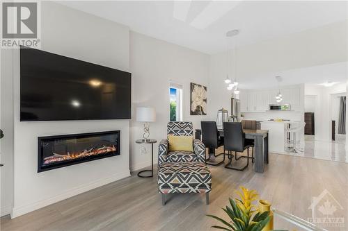 225 Spence Avenue Unit#202, Hawkesbury, ON - Indoor Photo Showing Living Room With Fireplace