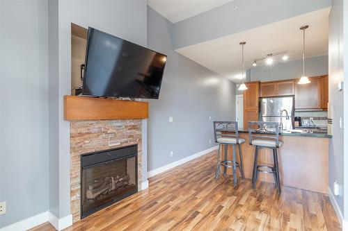 401-3533 Carrington Road, West Kelowna, BC - Indoor With Fireplace