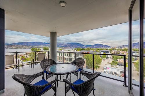 806-485 Groves Avenue, Kelowna, BC - Outdoor With Body Of Water With Balcony With View With Exterior