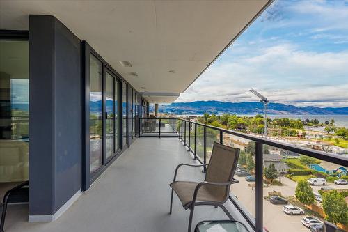 806-485 Groves Avenue, Kelowna, BC - Outdoor With Body Of Water With Balcony With View With Exterior