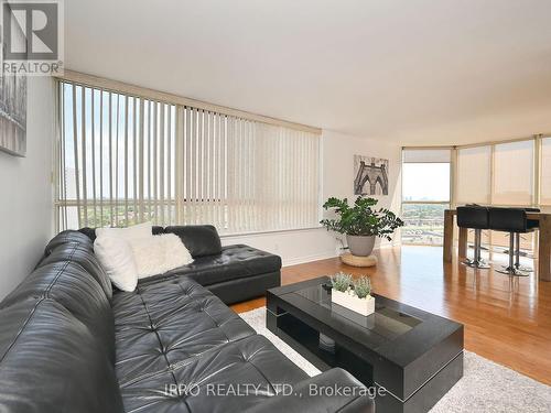 1507 - 1360 Rathburn Road E, Mississauga, ON - Indoor Photo Showing Living Room