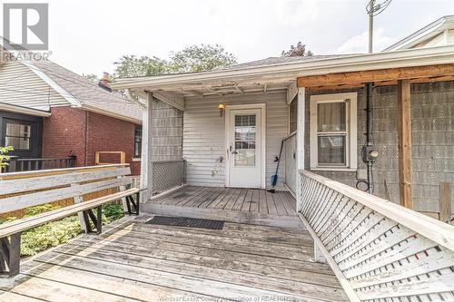 1542 Church, Windsor, ON - Outdoor With Deck Patio Veranda With Exterior