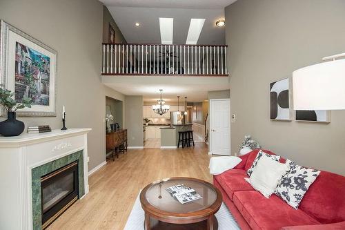 1160 Bellview Street|Unit #38, Burlington, ON - Indoor Photo Showing Living Room With Fireplace