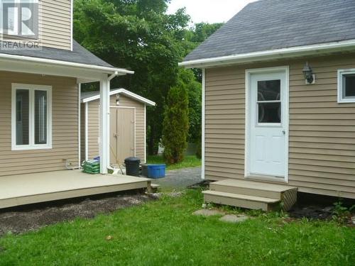 25 Circular Road, Carbonear, NL - Outdoor With Deck Patio Veranda With Exterior