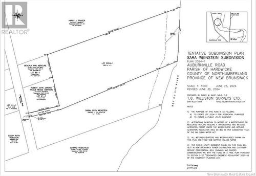 9.6 Acres Auburnville Road, Bay Du Vin, NB 