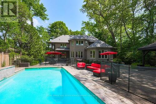 1502 Crescent Road, Mississauga, ON - Outdoor With In Ground Pool With Backyard