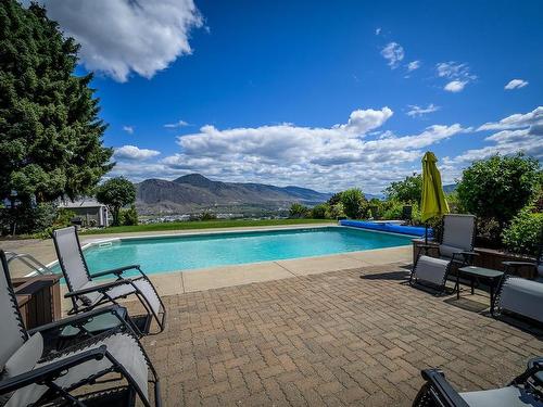 350 Greenstone Drive, Kamloops, BC - Outdoor With In Ground Pool With Deck Patio Veranda