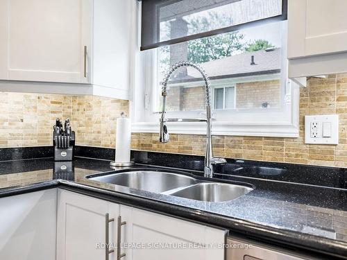 45 Brantwood Dr, Toronto, ON - Indoor Photo Showing Kitchen With Double Sink