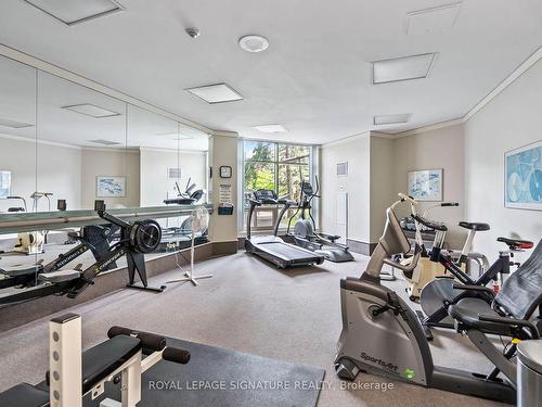 701-712 Rossland Rd E, Whitby, ON - Indoor Photo Showing Gym Room