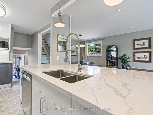 249 Catalina Dr, Toronto, ON - Indoor Photo Showing Kitchen With Double Sink