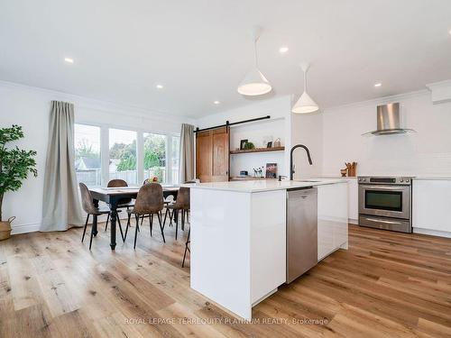 23 Carnation Ave, Toronto, ON - Indoor Photo Showing Kitchen With Upgraded Kitchen