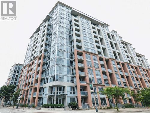 506 - 1 Shaw Street, Toronto C01, ON - Outdoor With Balcony With Facade