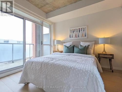 506 - 1 Shaw Street, Toronto, ON - Indoor Photo Showing Bedroom