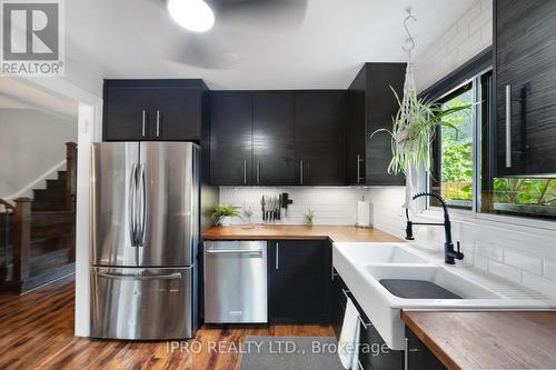 93 Elmvale Avenue, Brampton (Heart Lake West), ON - Indoor Photo Showing Kitchen With Double Sink