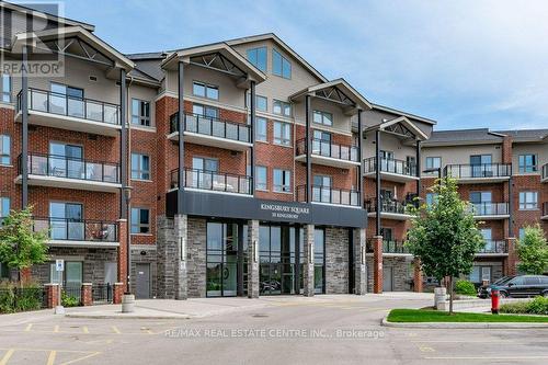 414 - 35 Kingsbury Square, Guelph (Pine Ridge), ON - Outdoor With Balcony With Facade