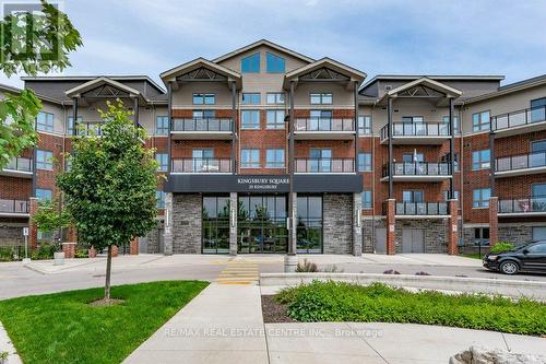 414 - 35 Kingsbury Square, Guelph (Pine Ridge), ON - Outdoor With Balcony With Facade