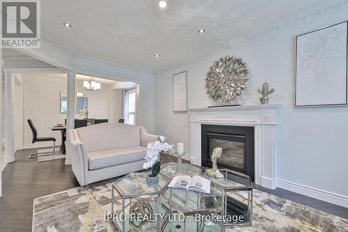 31 Eastbrook Way, Brampton, ON - Indoor Photo Showing Living Room With Fireplace