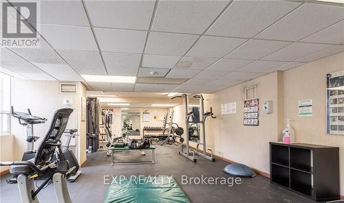 1406 - 3650 Kaneff Crescent, Mississauga, ON - Indoor Photo Showing Gym Room