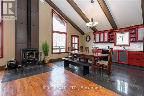 9 Raven Hill Drive, Tiny, ON - Indoor With Fireplace