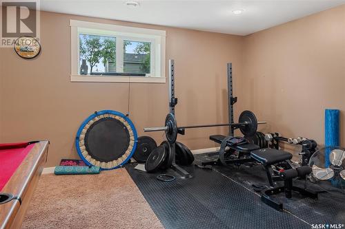 618 Cedar Avenue, Dalmeny, SK - Indoor Photo Showing Gym Room