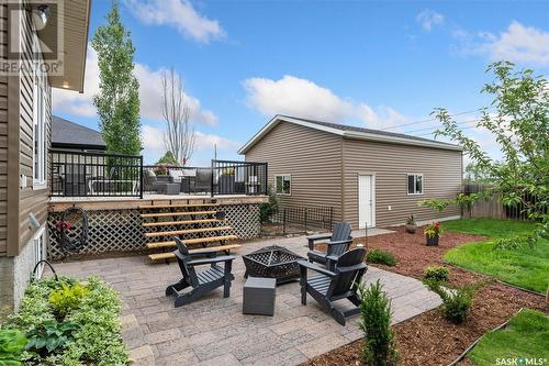 618 Cedar Avenue, Dalmeny, SK - Outdoor With Deck Patio Veranda With Exterior