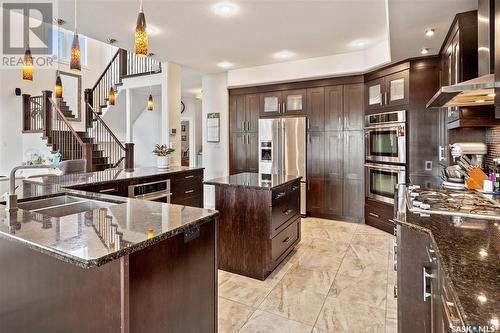 618 Cedar Avenue, Dalmeny, SK - Indoor Photo Showing Kitchen With Upgraded Kitchen