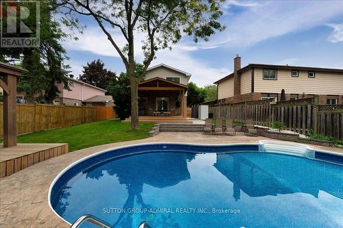 7178 Bendigo Circle, Mississauga, ON - Outdoor With In Ground Pool With Deck Patio Veranda With Backyard