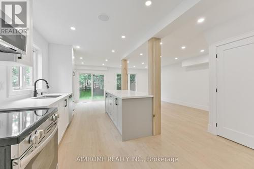 61 Newdawn Crescent, Toronto, ON - Indoor Photo Showing Kitchen With Upgraded Kitchen