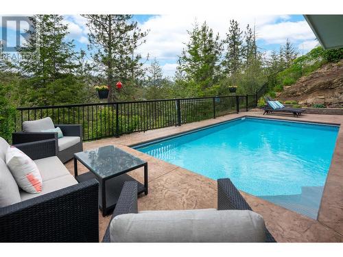 1029 Long Ridge Drive, Kelowna, BC - Outdoor With In Ground Pool With Deck Patio Veranda With Backyard