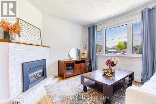 1290 Highway 8, Hamilton, ON - Indoor Photo Showing Living Room With Fireplace