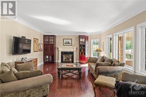 1222 Century Road E, Ottawa, ON - Indoor Photo Showing Living Room With Fireplace