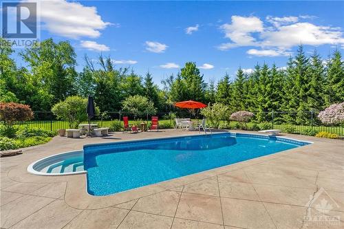 1222 Century Road E, Ottawa, ON - Outdoor With In Ground Pool With Backyard