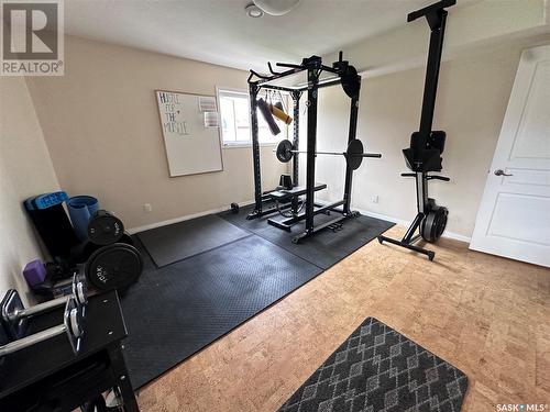 304 Abbott Bay, Estevan, SK - Indoor Photo Showing Gym Room