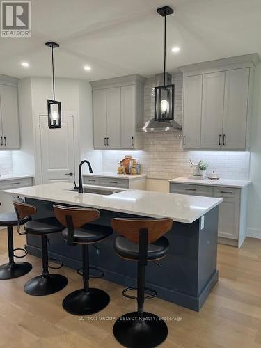 148 Foxborough Place, Thames Centre (Thorndale), ON - Indoor Photo Showing Kitchen With Double Sink With Upgraded Kitchen