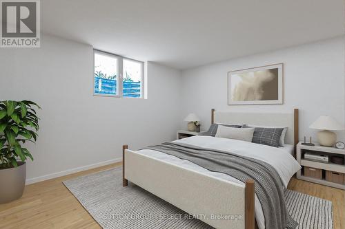 virtually finished lower bedroom - 148 Foxborough Place, Thames Centre (Thorndale), ON - Indoor Photo Showing Bedroom