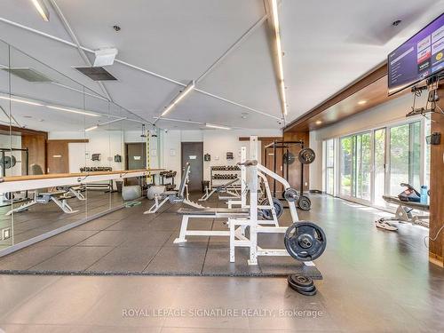 819-352 Front St W, Toronto, ON - Indoor Photo Showing Gym Room